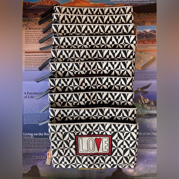 Brighton “Love” Canvas Pouch from 2022 NWOT - Picture 7 of 7